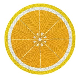 Von Gern Home, Citrus placemats and coasters, Lemon Placemat