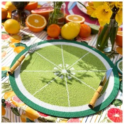 Von Gern Home, Citrus, Lime Placemat