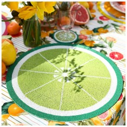 Von Gern Home, Citrus, Lime Placemat