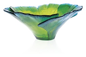 Daum, Ginkgo bowls, Green bowl