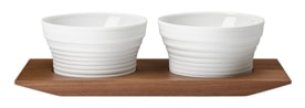 Hering Berlin, Pulse, Set of 2 jam dishes on tray