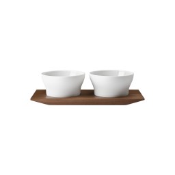 Hering Berlin, Velvet, Set of 2 jam dishes on tray
