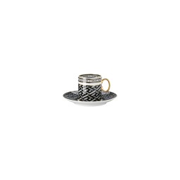 Versace, La Greca, Espresso cup and saucer