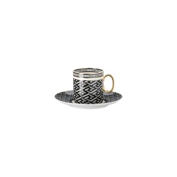 Versace, La Greca, Coffee cup and saucer