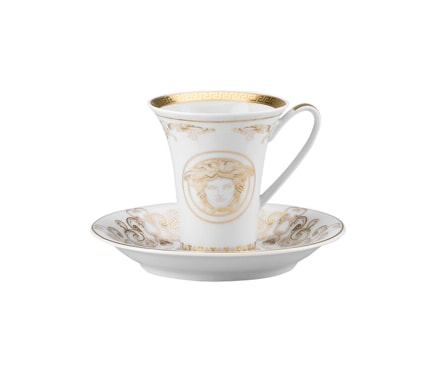 Versace, Medusa Gala Gold, Espresso cup and saucer