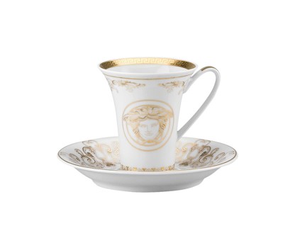 Versace, Medusa Gala Gold, Espresso cup and saucer