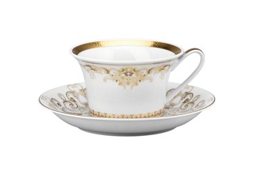 Versace, Medusa Gala Gold, Tea cup and saucer