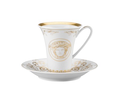 Versace, Medusa Gala Gold, Coffee cup and saucer