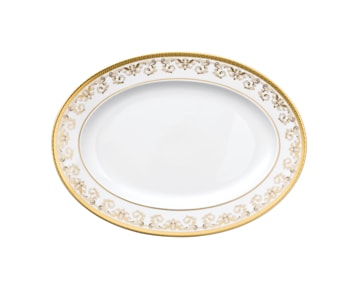 Versace, Medusa Gala Gold, Oval platter, small