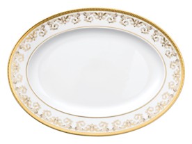 Versace, Medusa Gala Gold, Oval platter, small