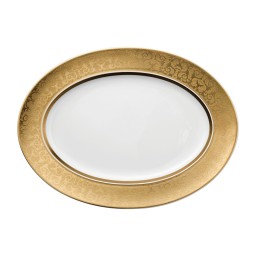 Versace, Medusa Gala Gold, Oval platter, large