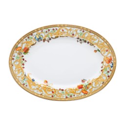 Versace, Le Jardin, Oval platter, large