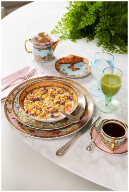 Versace, Le Jardin, Oval platter, large