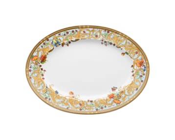 Versace, Le Jardin, Oval platter, small