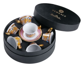 Versace, Le Jardin, Set of 6 tea cups and saucers
