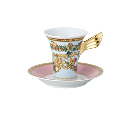 Versace, Le Jardin, Espresso cup and saucer