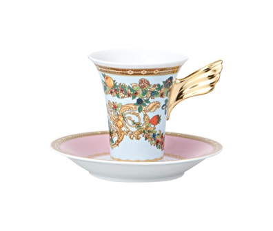 Versace, Le Jardin, Coffee cup and saucer