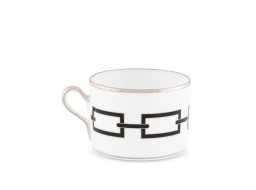 Ginori 1735, Catene Nero, Tea cup, set of 2