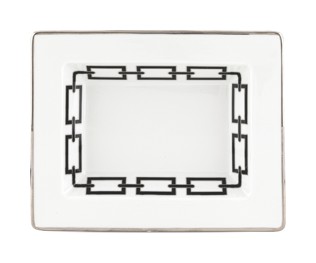 Ginori 1735, Catene Nero, Rectangular tray