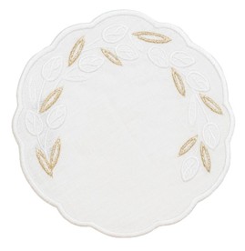 TRUFFLE BEE, WILLOW LINEN, Coasters set of 2