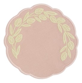 TRUFFLE BEE, WILLOW LINEN, Coasters set of 2