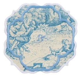TRUFFLE BEE, FOUNTAIN DE JOUY, Coasters set of 2