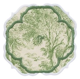 TRUFFLE BEE, FOUNTAIN DE JOUY, Coasters set of 2