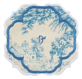 TRUFFLE BEE, FOUNTAIN DE JOUY, Coasters set of 2