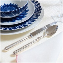 Alain Saint-Joanis, Losange, Flatware set for 1 person (4 pieces)