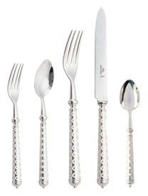 Alain Saint-Joanis, Losange, Flatware set for 1 person (5 pieces)