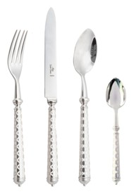 Alain Saint-Joanis, Losange, Flatware set for 1 person (4 pieces)