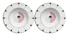 Reflections Copenhagen, Porcelain, Pair of Ortiga Pasta Bowls