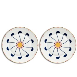 Reflections Copenhagen, Porcelain, Pair of Elvas Dessert Plates