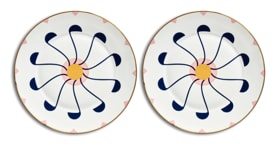 Reflections Copenhagen, Porcelain, Pair of Elvas Dessert Plates