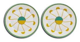 Reflections Copenhagen, Porcelain, Pair of Pedra Bread Plates