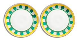 Reflections Copenhagen, Porcelain, Pair of Lagos Dinner Plates