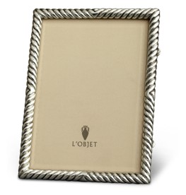 L'Objet, Picture Frames, Deco Twist Frame, platinum 10x15 cm
