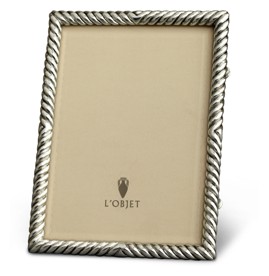 L'Objet, Picture Frames, Deco Twist Frame, platinum 13x18 cm
