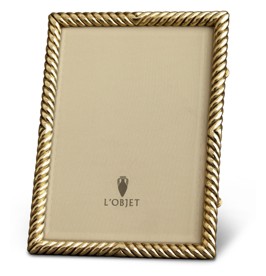 L'Objet, Picture Frames, Deco Twist Frame, gold 20x25 cm