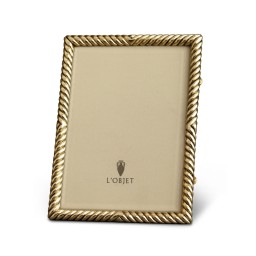 L'Objet, Picture Frames, Deco Twist Frame, gold 18x13 cm