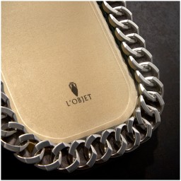 L'Objet, Picture Frames, Cuban Link Frame, platinum 20x25 cm