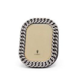 L'Objet, Picture Frames, Cuban Link Frame, platinum 10x15 cm