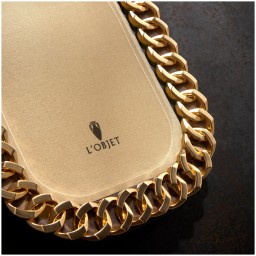 L'Objet, Picture Frames, Cuban Link Frame, gold 20x25 cm