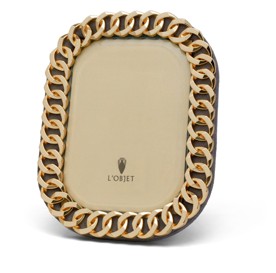 L'Objet, Picture Frames, Cuban Link Frame, gold 10x15 cm