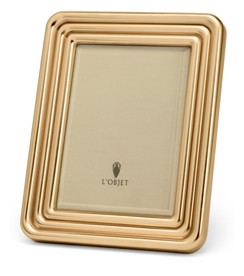 L'Objet, Picture Frames, Concorde Frame, gold 10x15 cm