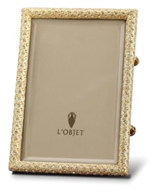 L'Objet, Picture Frames, Rectangular Pave Frame, gold 10x15 cm