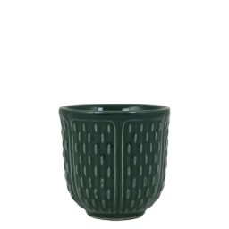 Gien, Pont aux Choux Gobelets, Espresso cup, emerald green