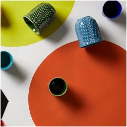 Gien, Pont aux Choux Gobelets, Tea cup, emerald green