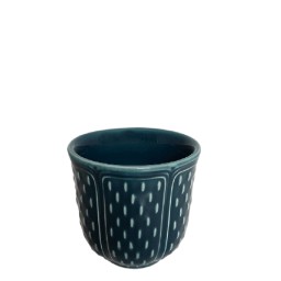 Gien, Pont aux Choux Gobelets, Espresso cup, ocean blue