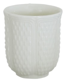 Gien, Pont aux Choux Gobelets, Tea cup, kaolin white